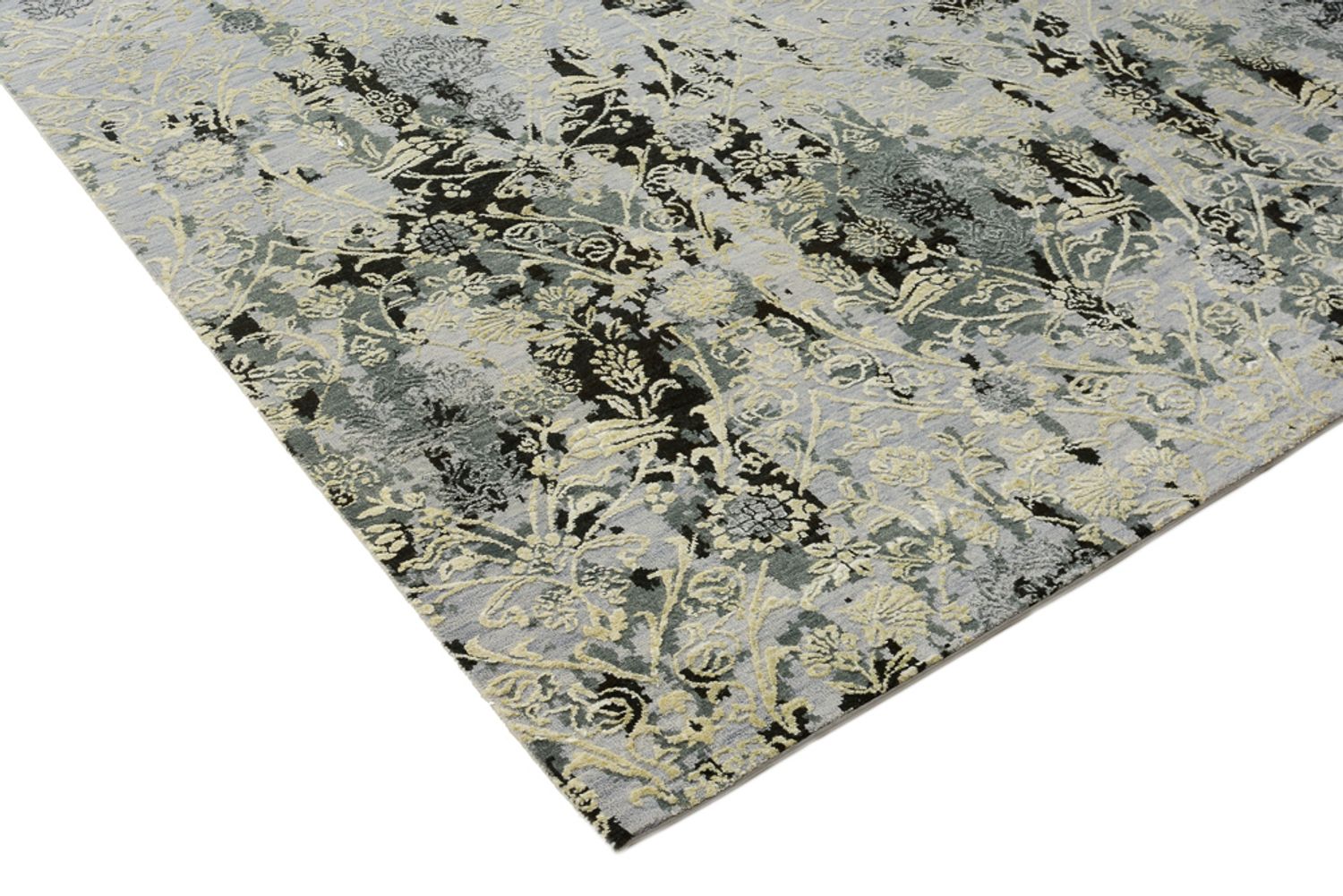 Designer tæppe - 245 x 173 cm - lysegrå
