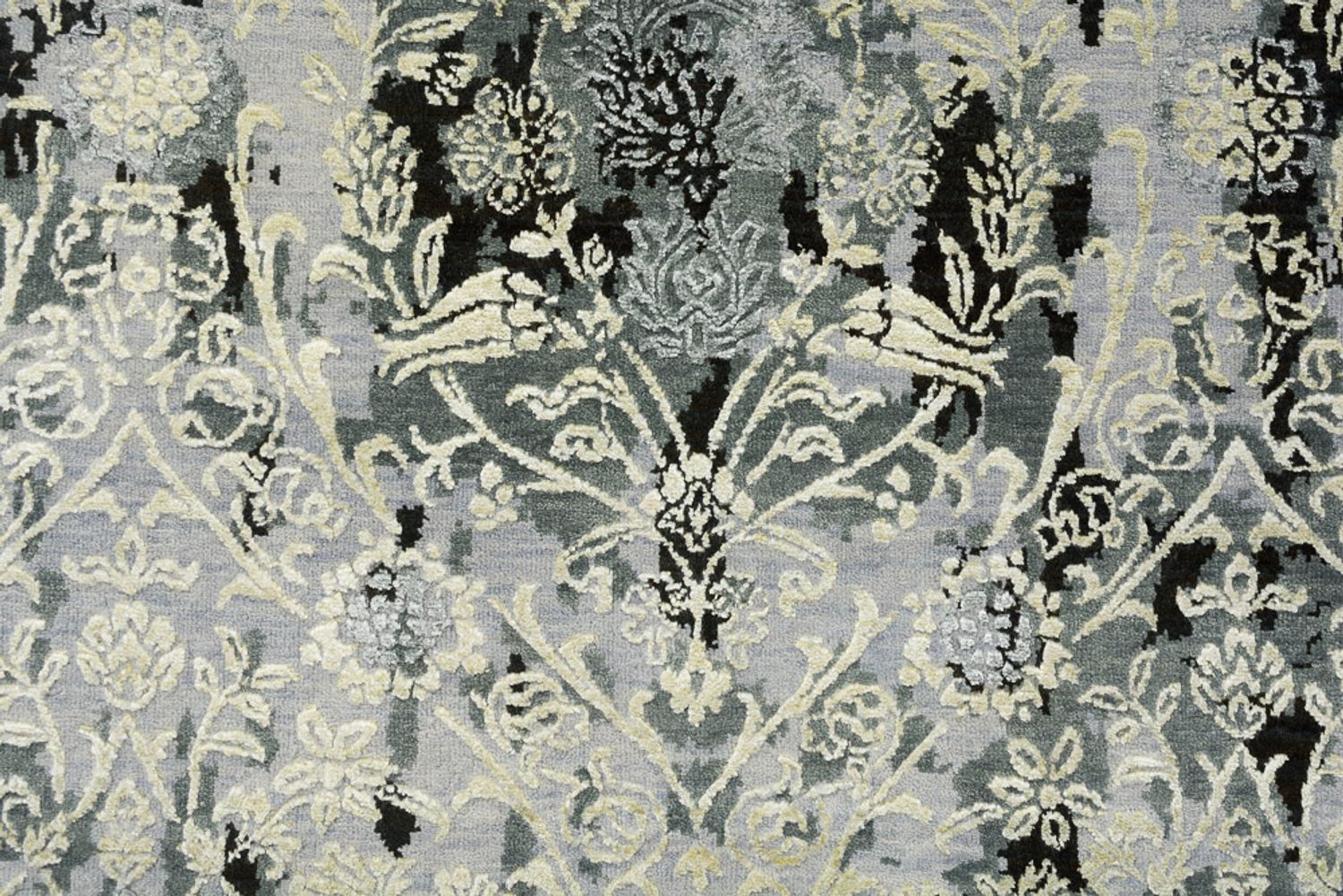 Designer tæppe - 245 x 173 cm - lysegrå