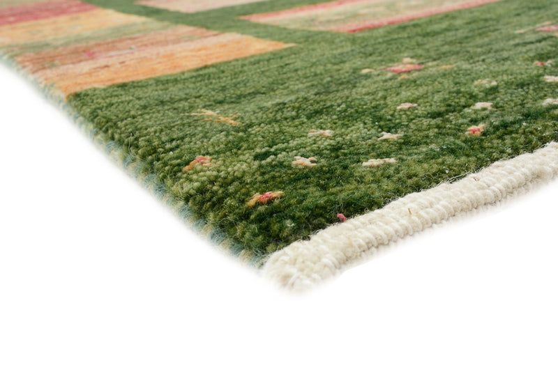 Gabbeh-tæppe - Loribaft Indus - 238 x 173 cm - grøn