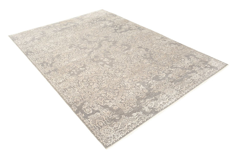 Designer tæppe - 241 x 172 cm - lysegrå
