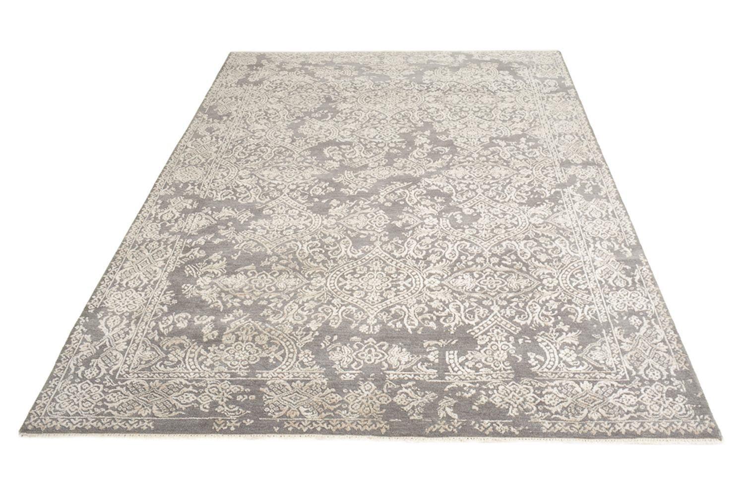 Designer tæppe - 241 x 172 cm - lysegrå