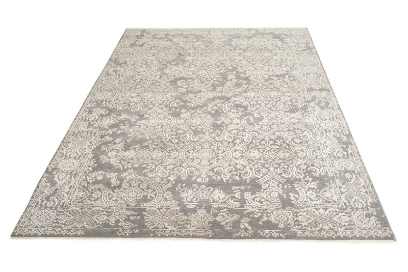 Designer tæppe - 241 x 172 cm - lysegrå