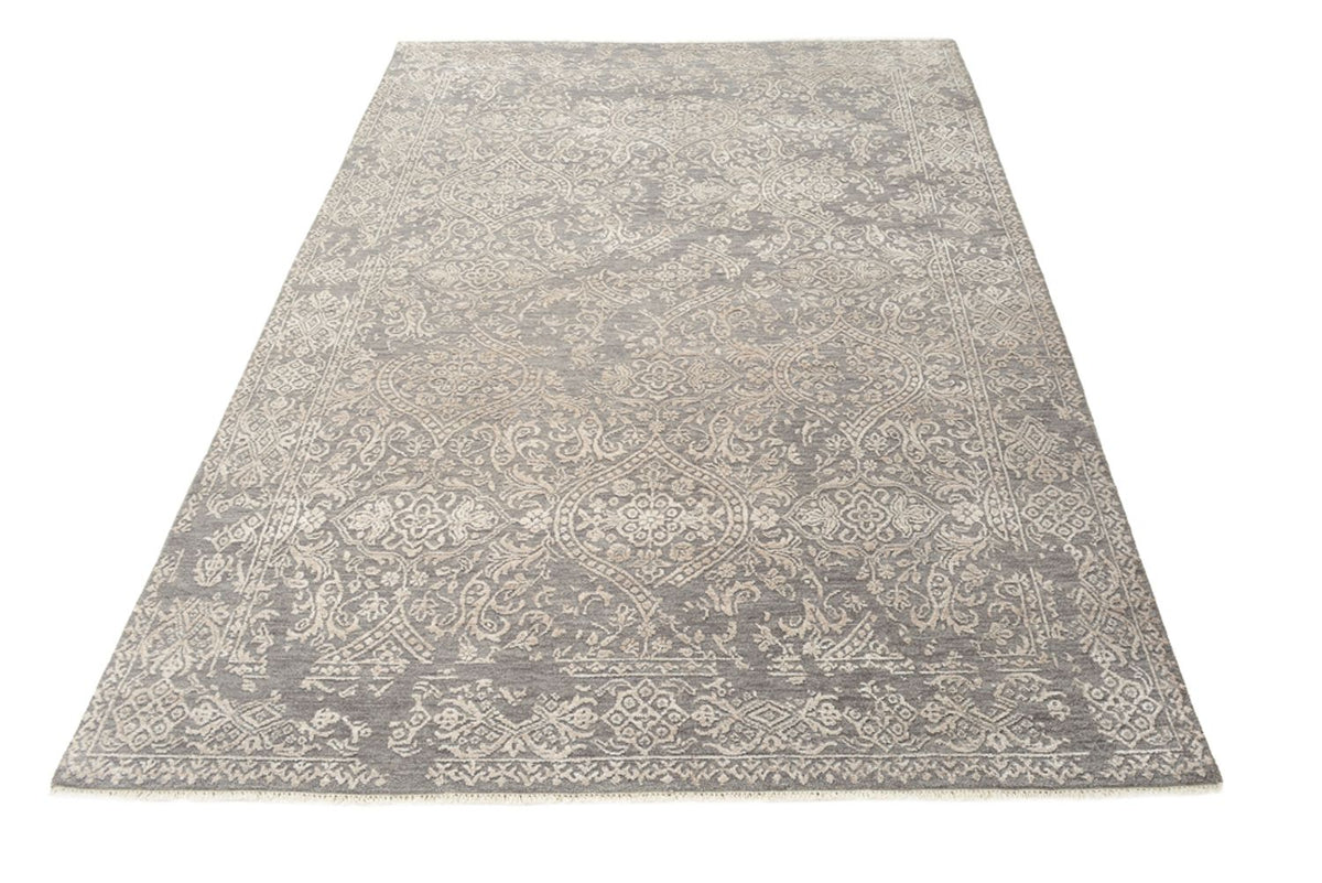 Designer tæppe - 215 x 152 cm - lysegrå