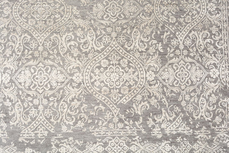 Designer tæppe - 215 x 152 cm - lysegrå