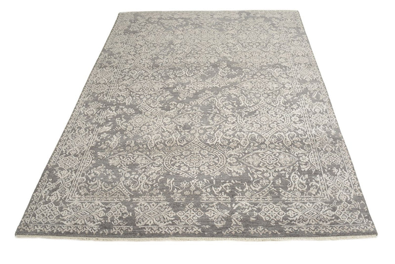 Designer tæppe - 215 x 152 cm - lysegrå