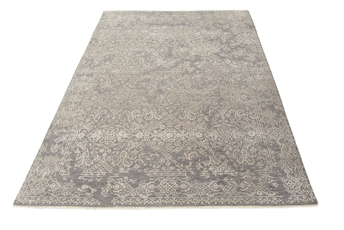 Designer tæppe - 181 x 124 cm - lysegrå