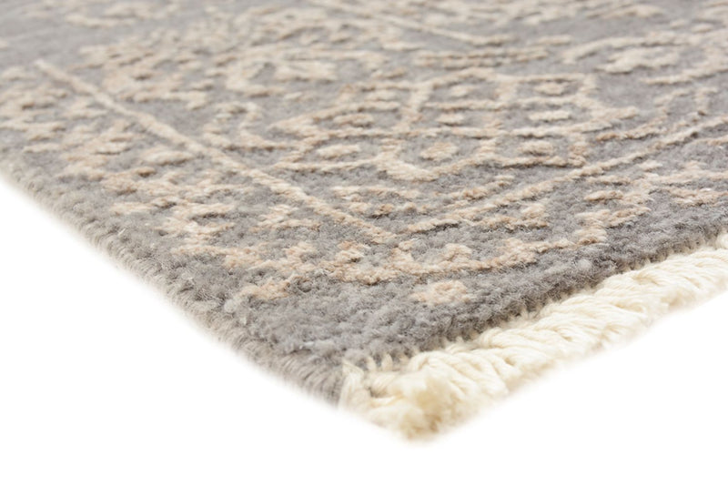 Designer tæppe - 181 x 124 cm - lysegrå