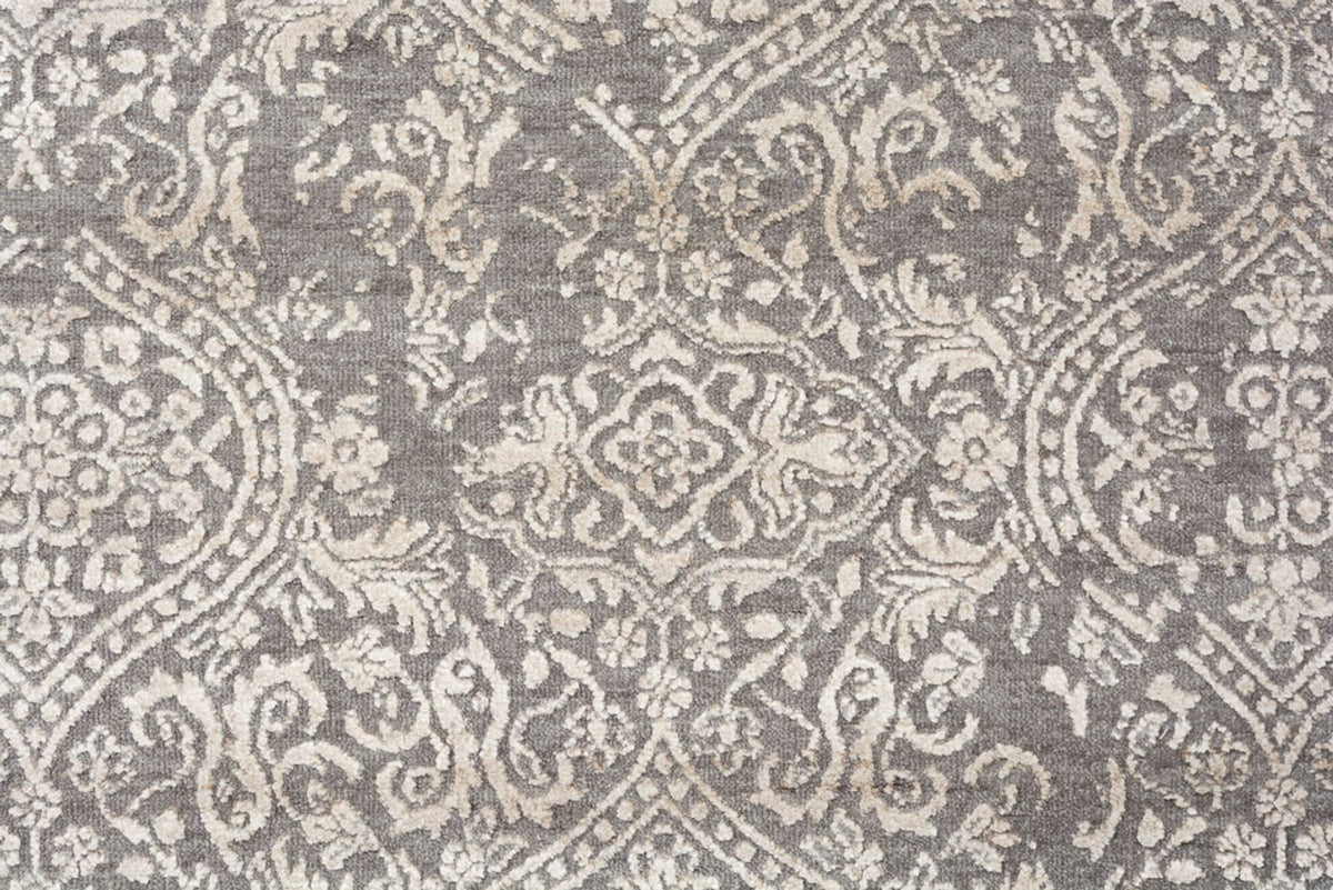 Designer tæppe - 181 x 124 cm - lysegrå