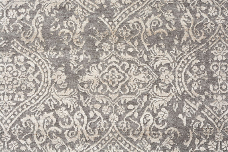 Designer tæppe - 181 x 124 cm - lysegrå