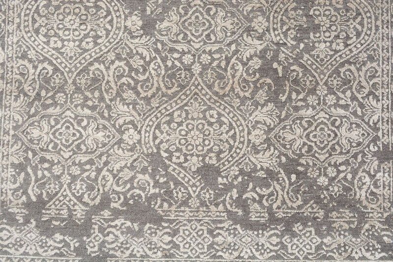 Designer tæppe - 184 x 124 cm - lysegrå