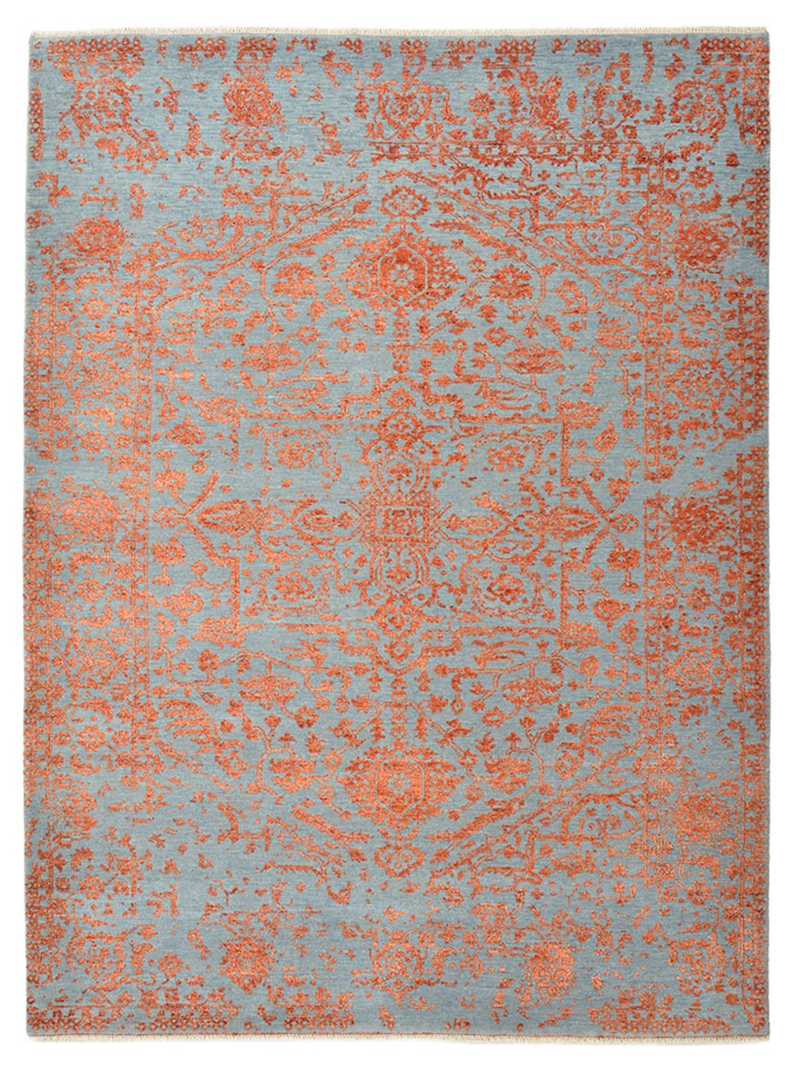 Designer tæppe - 208 x 156 cm - orange