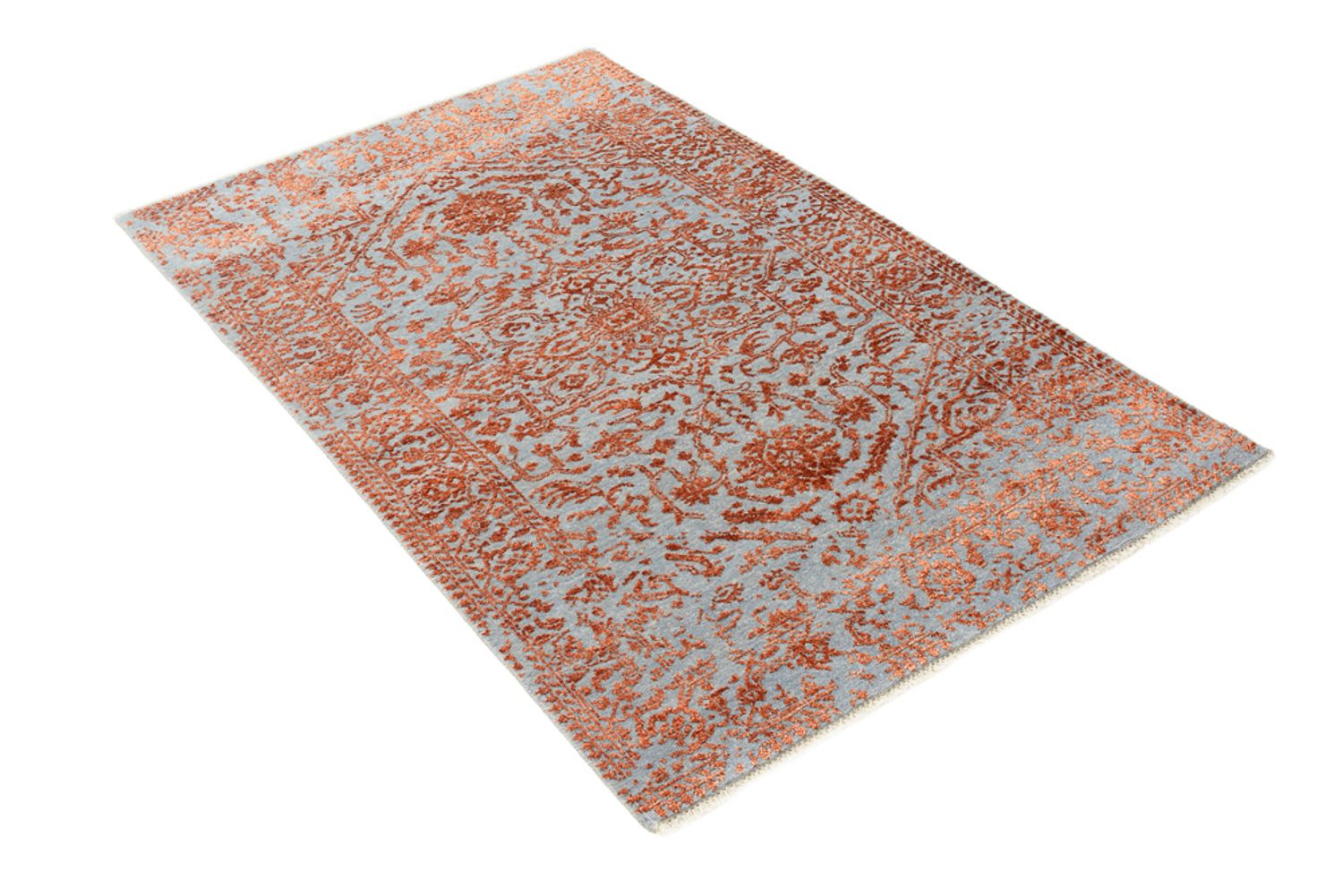 Designer tæppe - 151 x 97 cm - orange