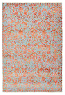 Designer tæppe - 184 x 126 cm - orange