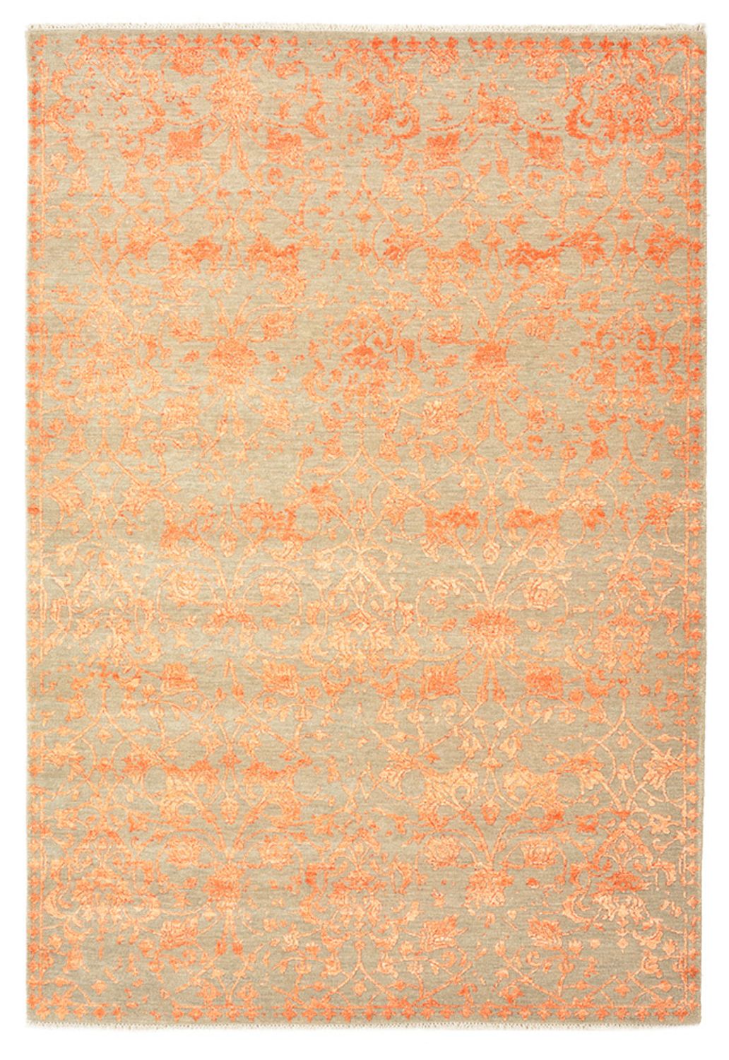 Designer tæppe - 186 x 128 cm - orange