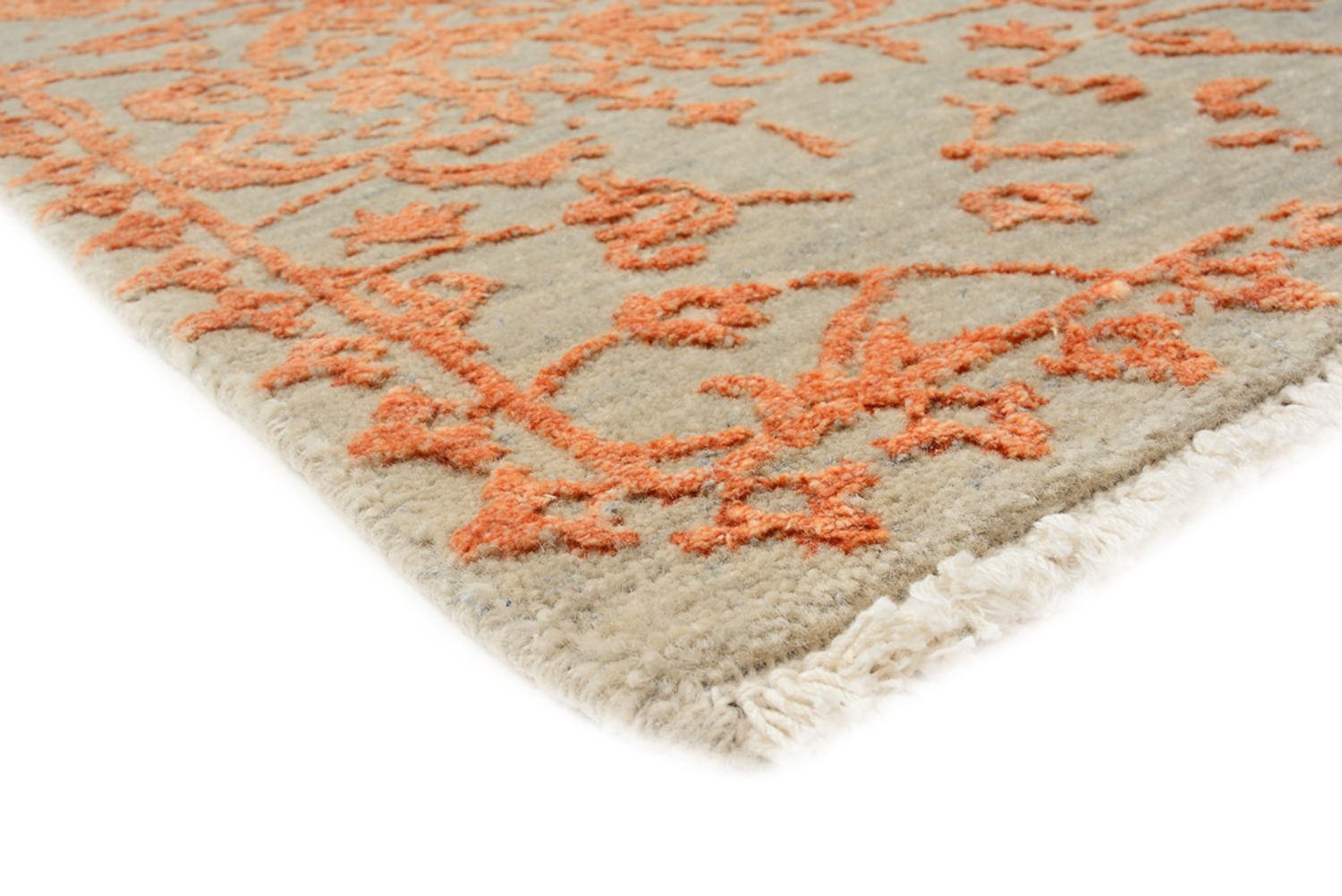 Designer tæppe - 207 x 158 cm - orange