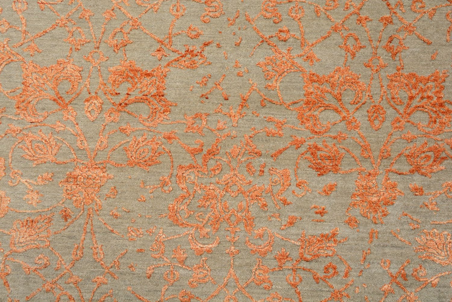 Designer tæppe - 207 x 158 cm - orange