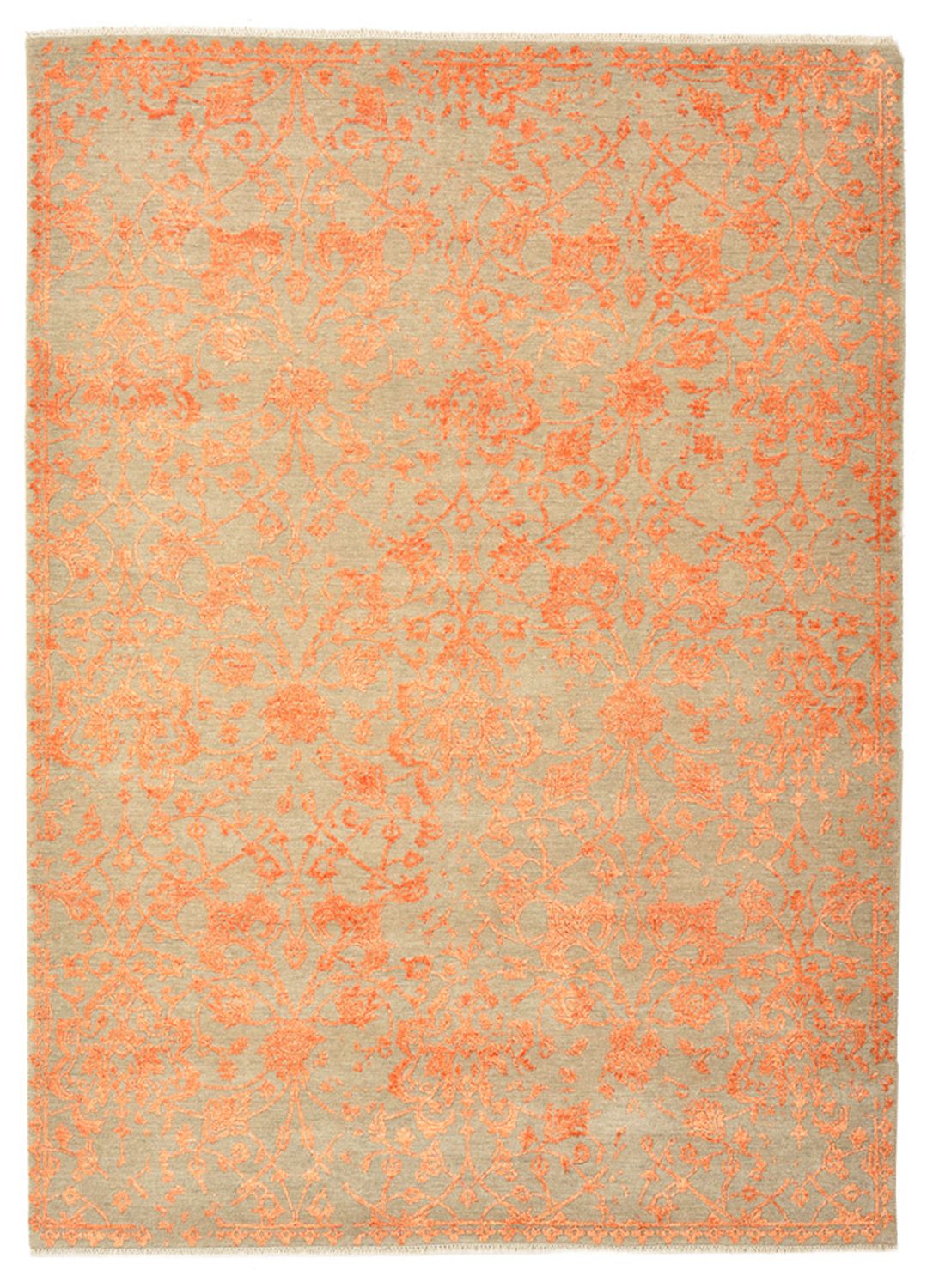 Designer tæppe - 212 x 156 cm - orange