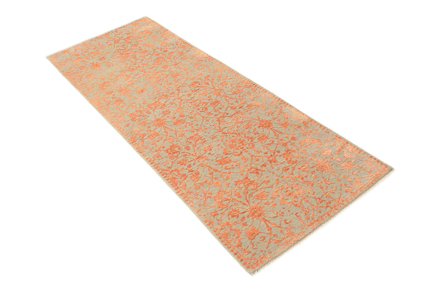 Løber Designer tæppe - 201 x 74 cm - orange