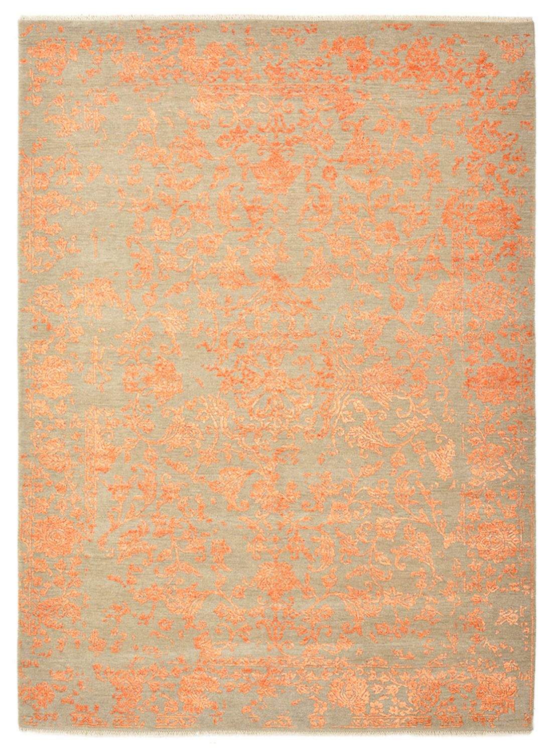 Designer tæppe - 211 x 157 cm - orange