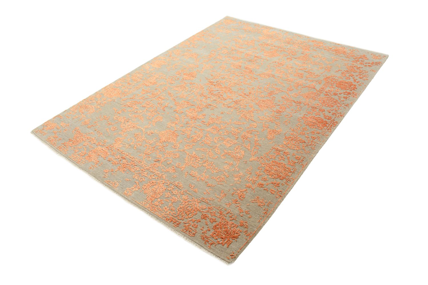 Designer tæppe - 211 x 157 cm - orange