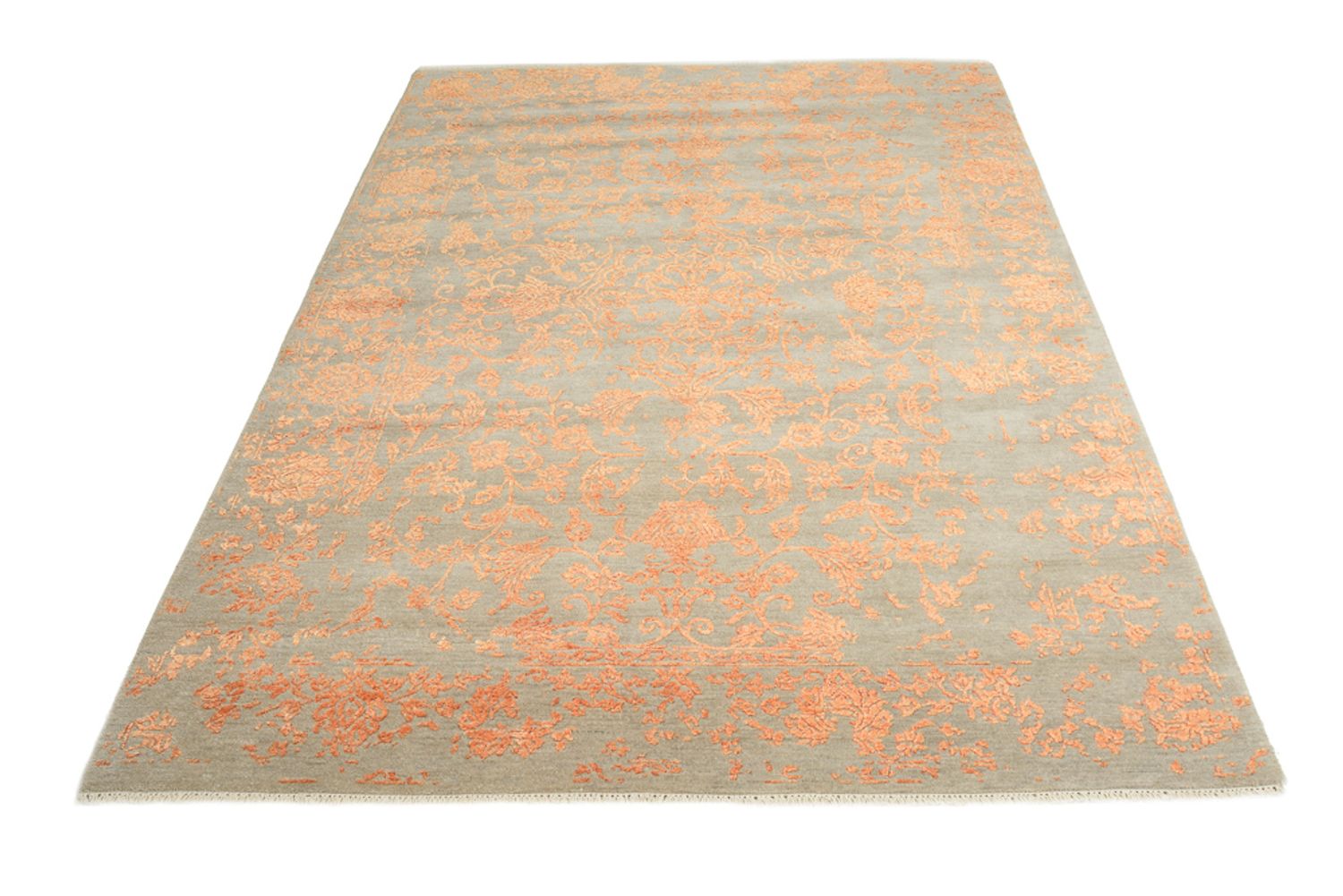Designer tæppe - 211 x 157 cm - orange