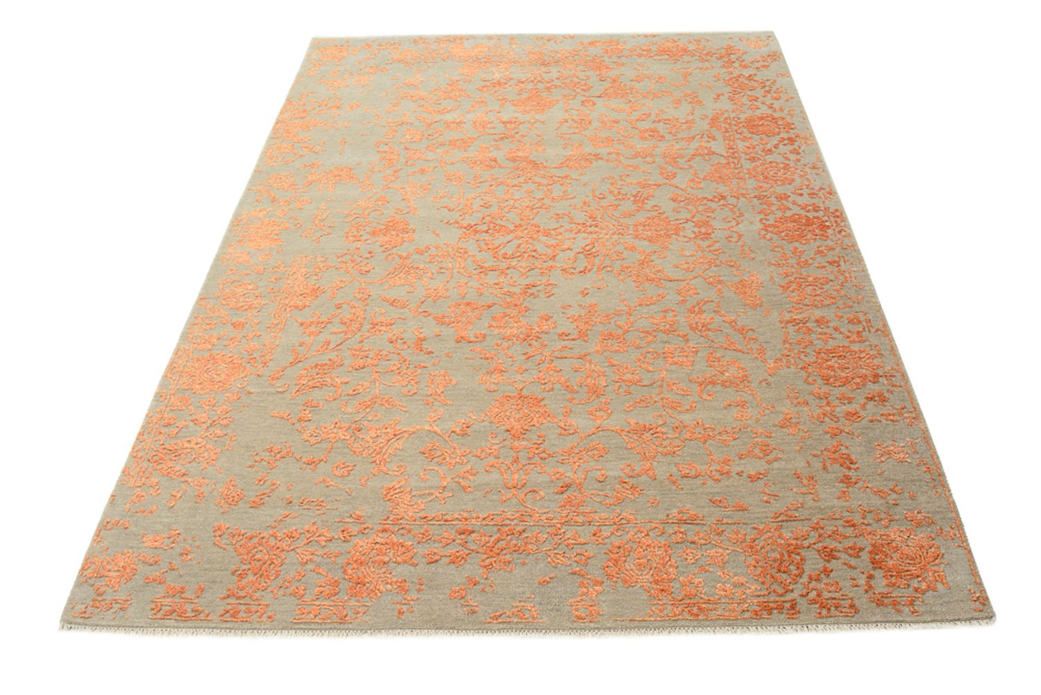 Designer tæppe - 210 x 157 cm - orange