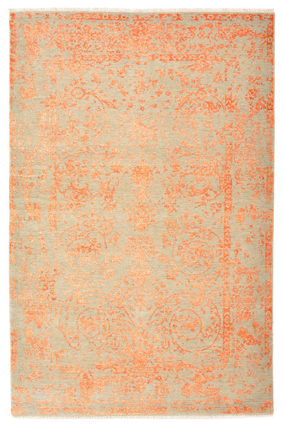 Designer tæppe - 187 x 123 cm - orange