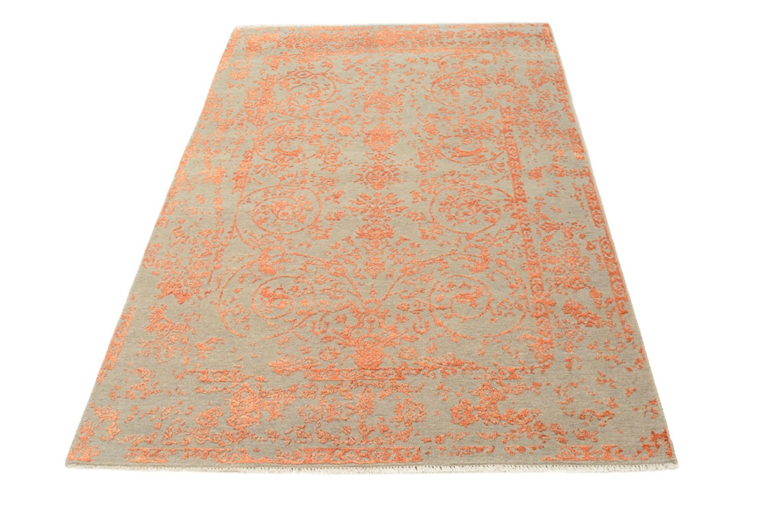 Designer tæppe - 187 x 123 cm - orange