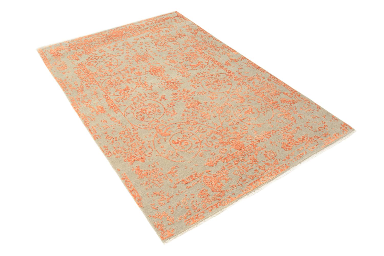 Designer tæppe - 187 x 123 cm - orange
