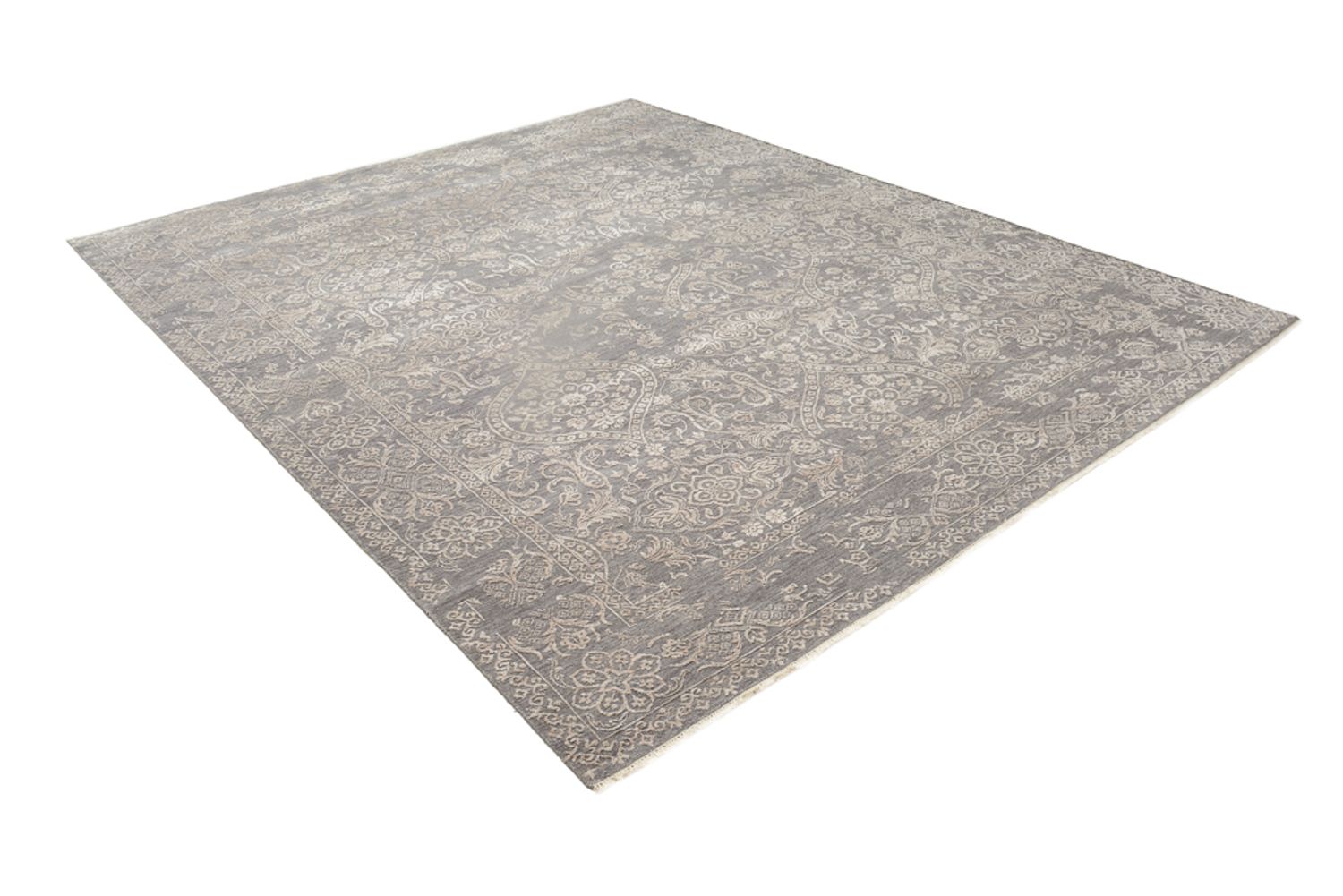 Designer tæppe - 306 x 243 cm - grå