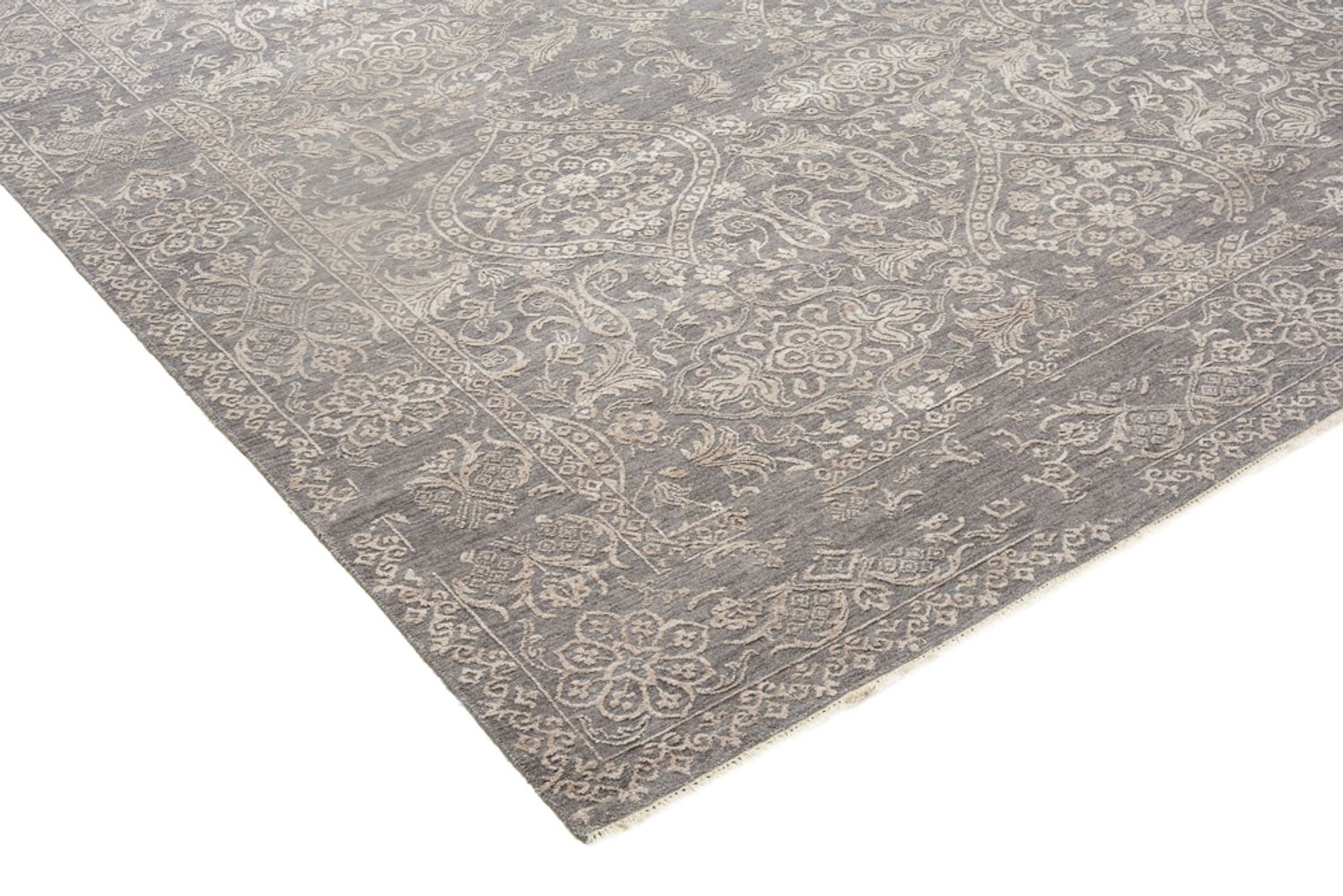 Designer tæppe - 306 x 243 cm - grå