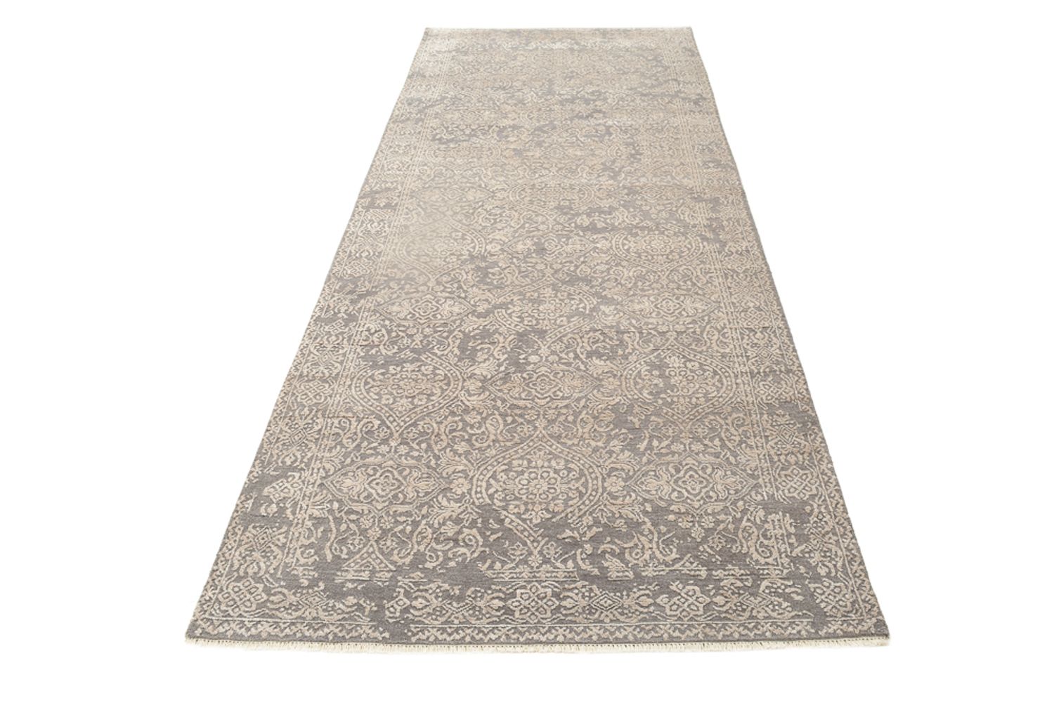 Løber Designer tæppe - 307 x 123 cm - grå