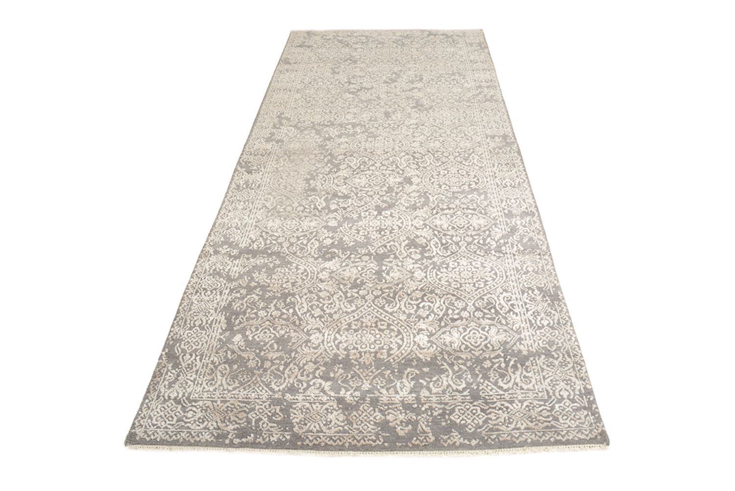 Løber Designer tæppe - 307 x 123 cm - grå
