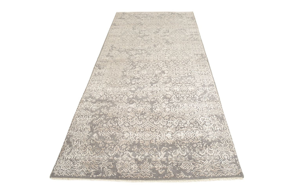 Løber Designer tæppe - 307 x 123 cm - grå