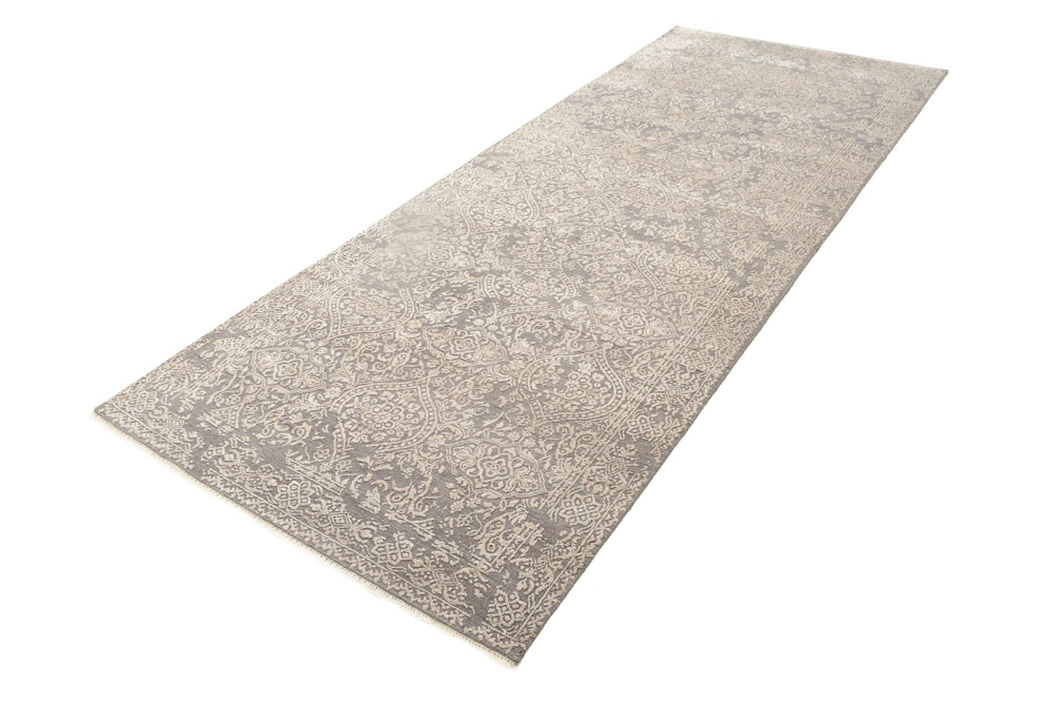 Løber Designer tæppe - 304 x 122 cm - grå