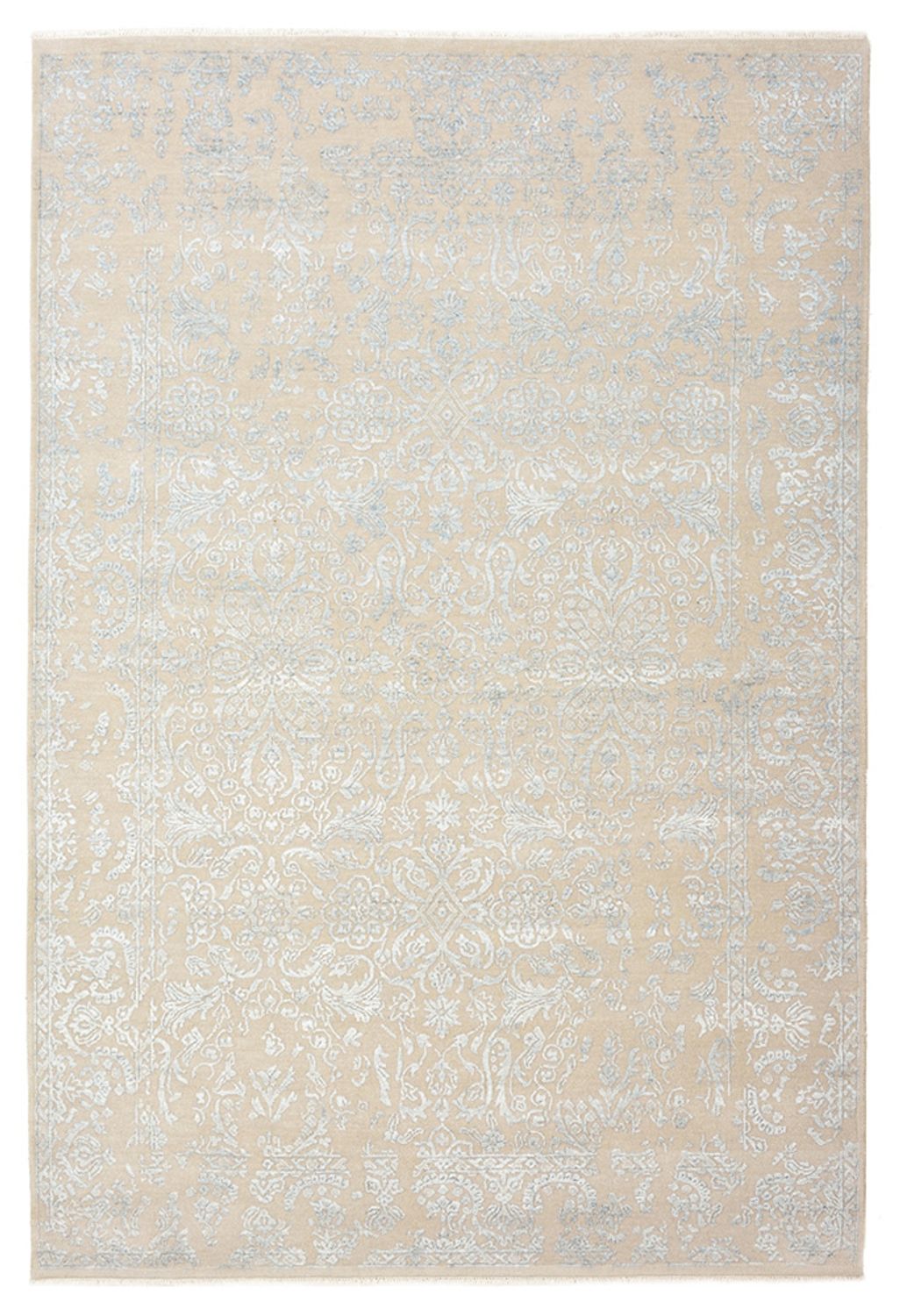 Designer tæppe - 243 x 166 cm - lysegrå