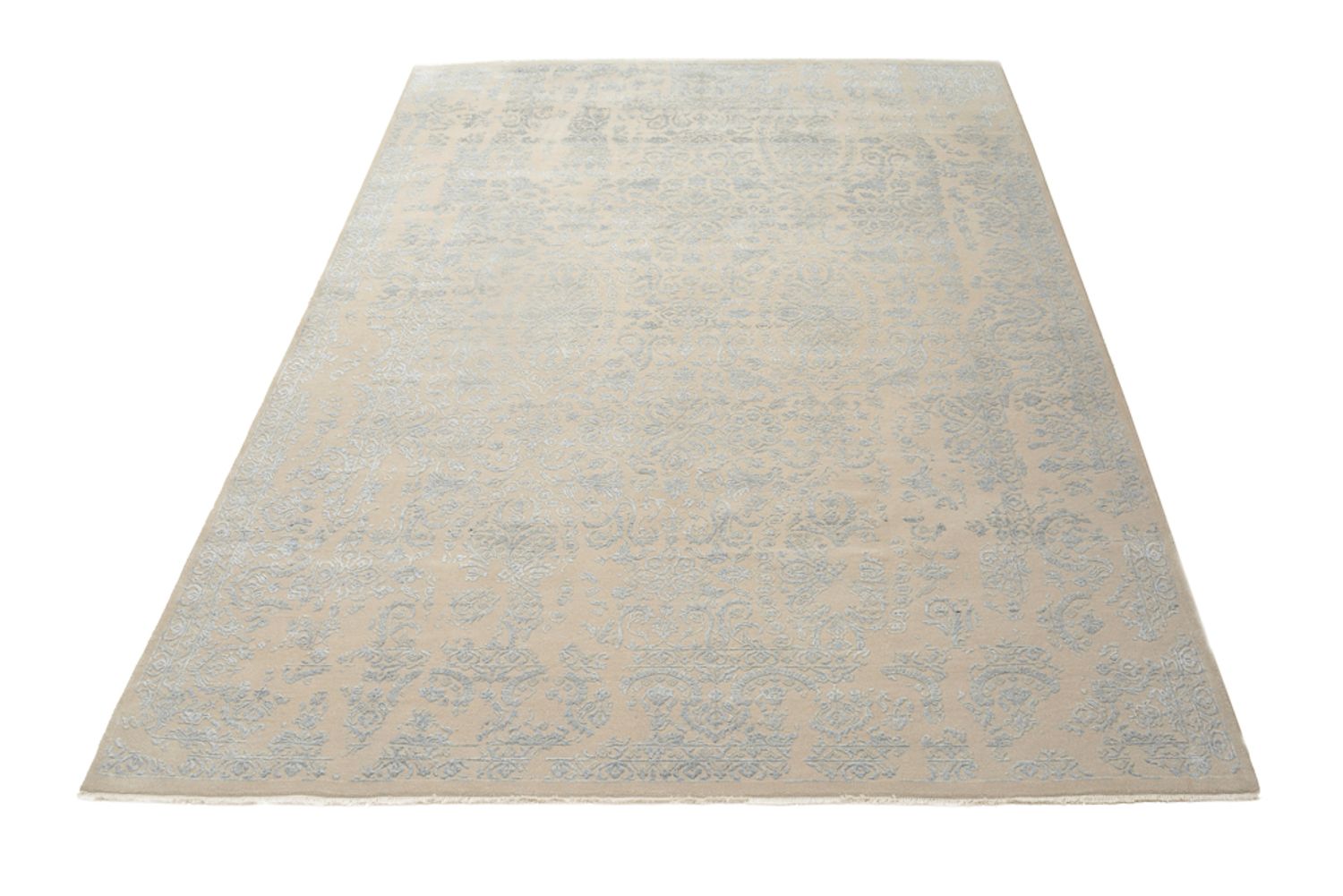 Designer tæppe - 243 x 166 cm - lysegrå