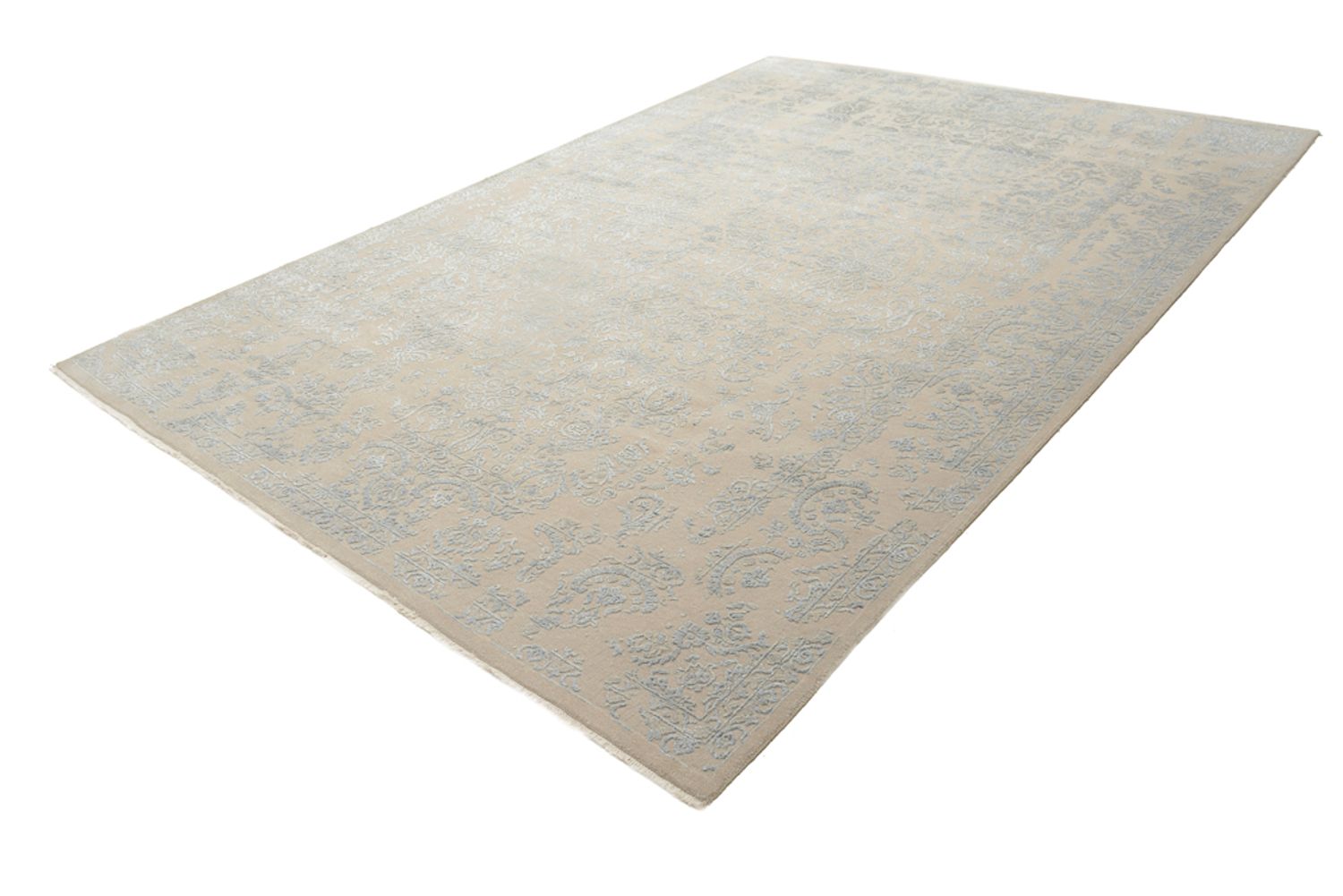 Designer tæppe - 243 x 166 cm - lysegrå
