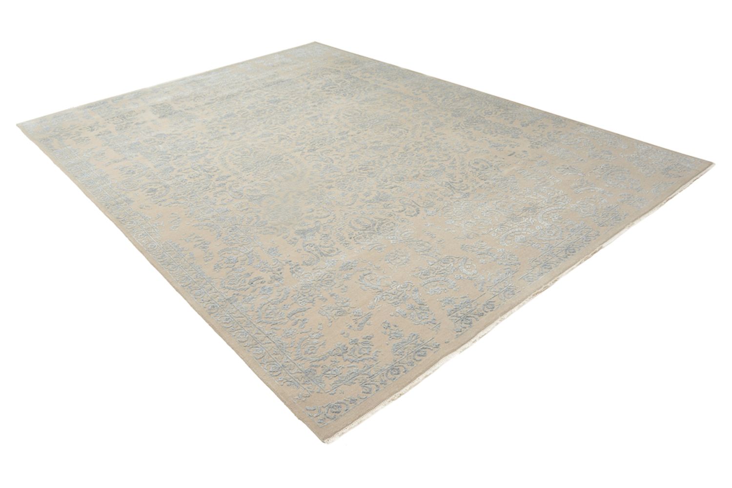 Designer tæppe - 243 x 166 cm - lysegrå