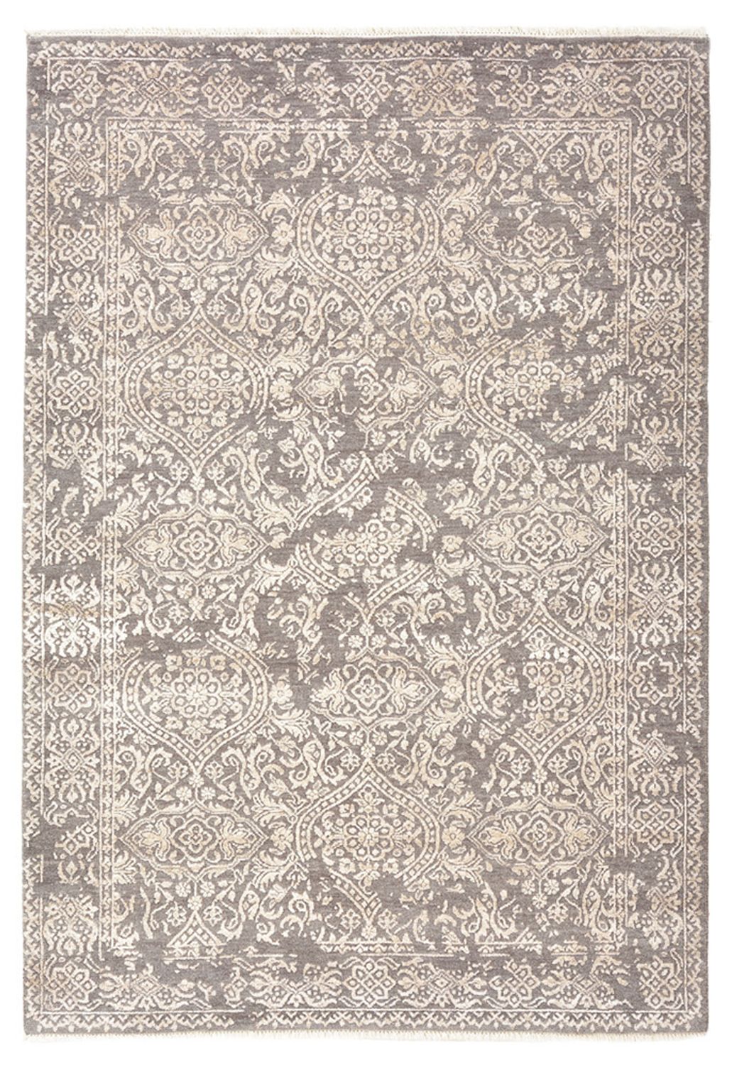 Designer tæppe - 179 x 125 cm - grå