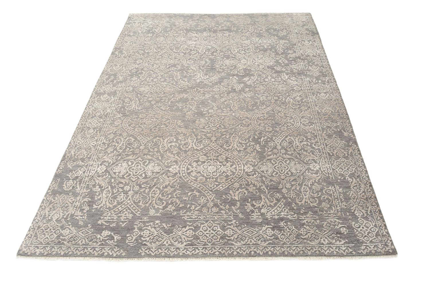 Designer tæppe - 179 x 125 cm - grå