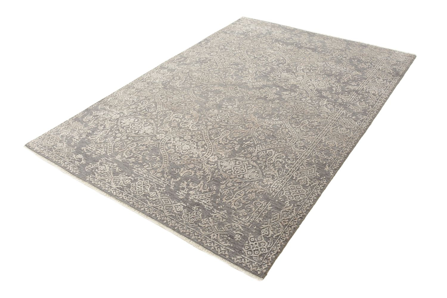 Designer tæppe - 179 x 125 cm - grå