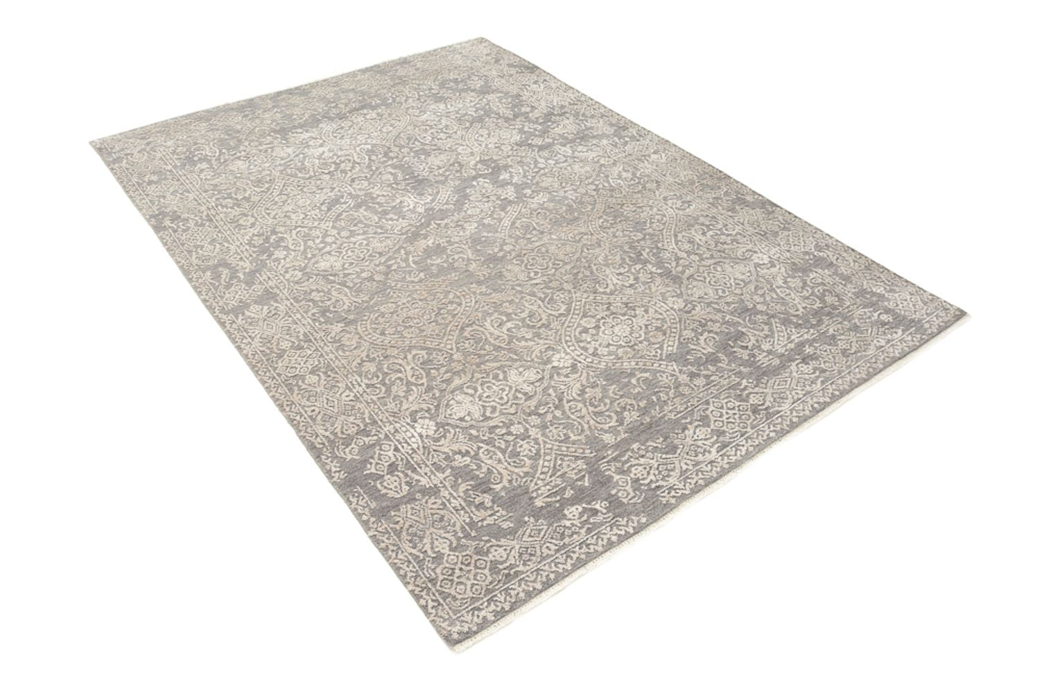 Designer tæppe - 179 x 125 cm - grå
