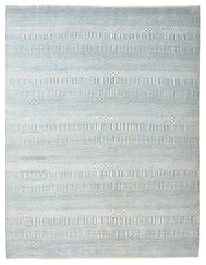 Designer tæppe - 313 x 243 cm - lyseblå