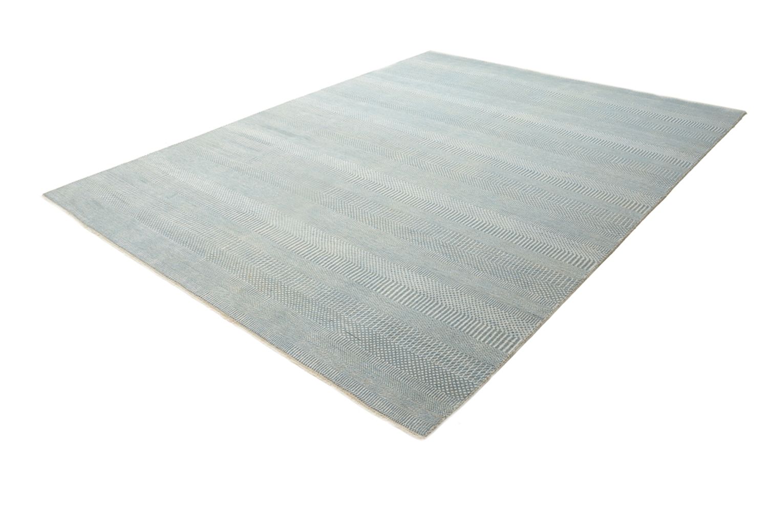 Designer tæppe - 313 x 243 cm - lyseblå