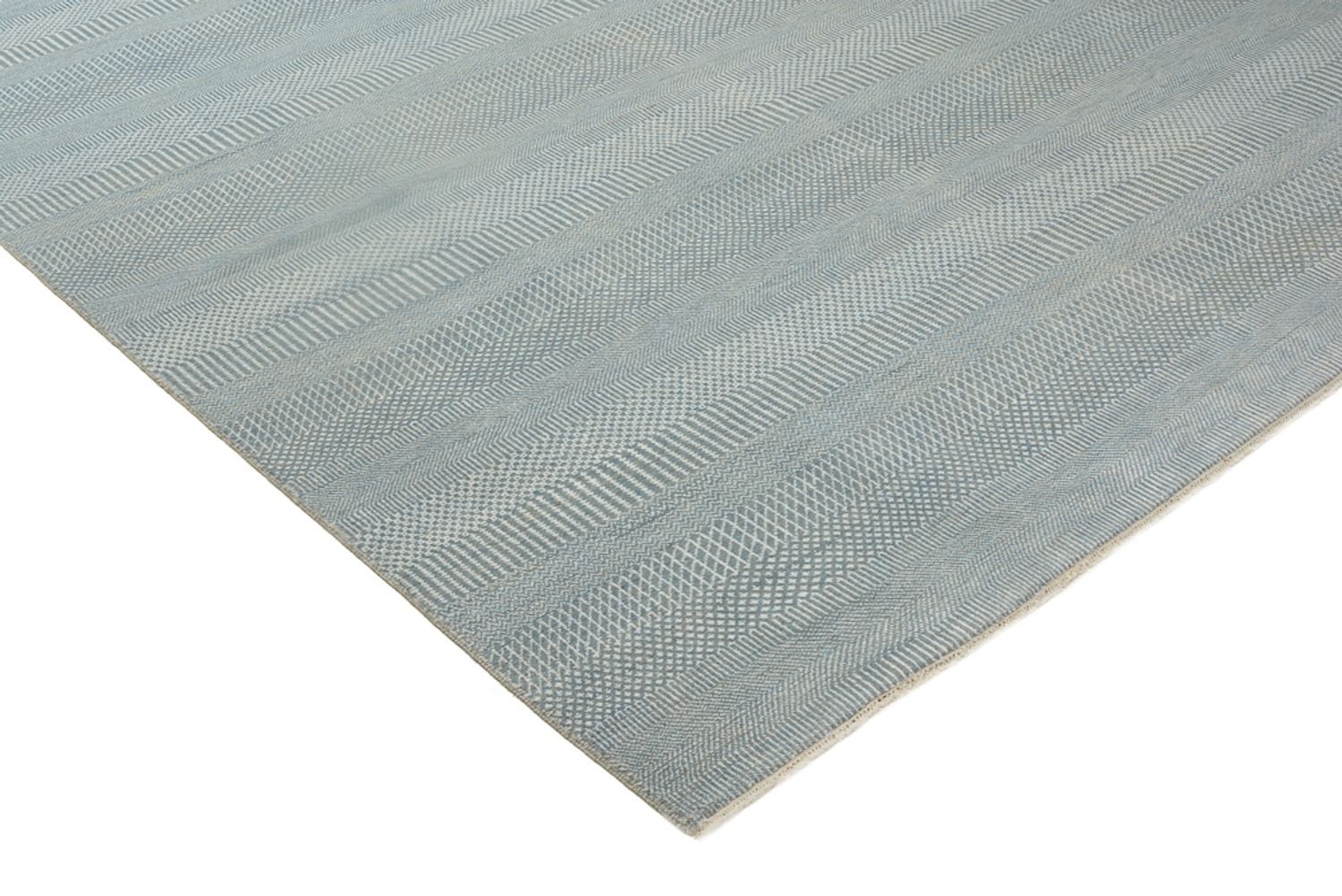 Designer tæppe - 313 x 243 cm - lyseblå