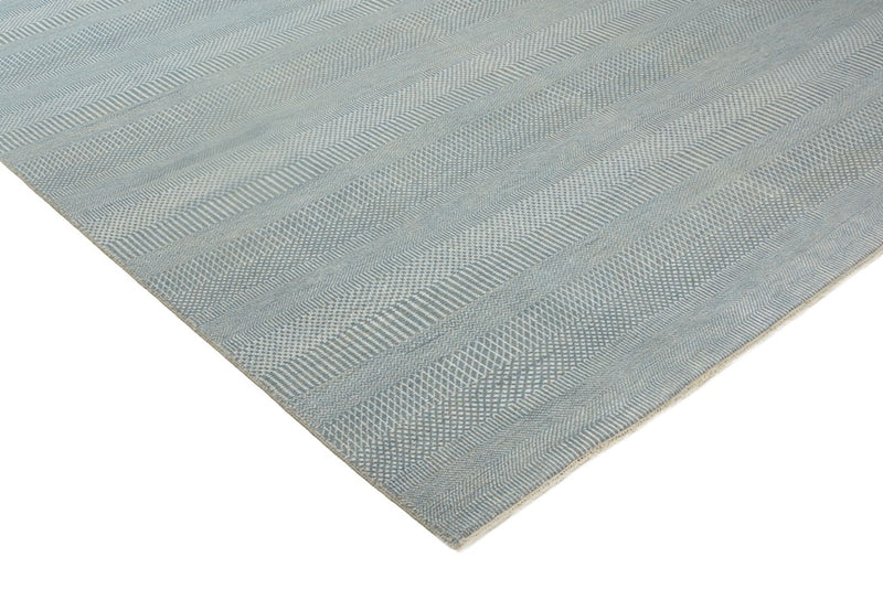 Designer tæppe - 313 x 243 cm - lyseblå
