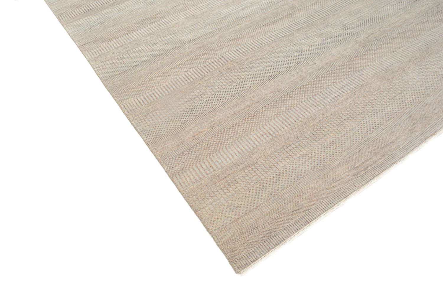 Designer tæppe - 293 x 244 cm - lys beige