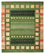 Gabbeh-tæppe - Loribaft Indus - 302 x 248 cm - grøn