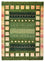 Gabbeh-tæppe - Loribaft Indus - 245 x 178 cm - grøn